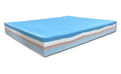 Baldiflex Materasso Matrimoniale Plus Fresh, 4 Strati, Aloe Vera, 160 x 200 cm