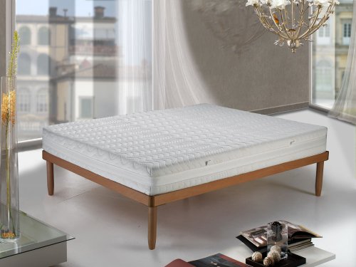 Materasso Memory con 6 cm memory foam viscoelastico Materasso Matrimoniale 160x190 cm sfoderabile - Memory Power 60